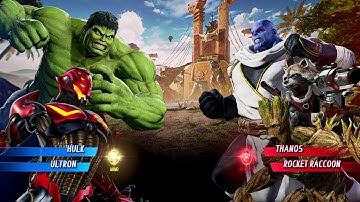 Hulk vs Thanos Fight Marvel VS Capcom Infinite