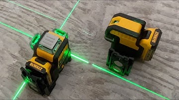 DeWalt 12v Green Laser Level (3 x 360 vs 5 Spot Cross Line)