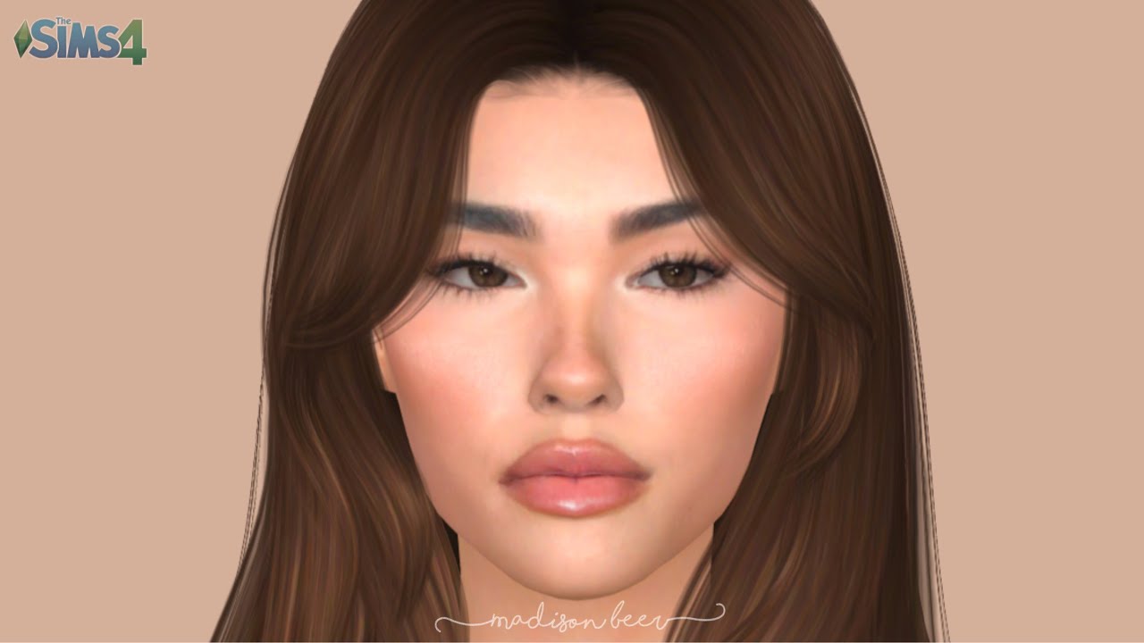 🎀 MADISON BEER SIMS 4 🎀 The Sims 4 CAS YouTube
