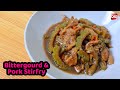 Bittergourd &amp; Pork Slices Stir-Fried with Bean Paste Chinese Stir-Fry (Bitter Melon) | BIG Bites MY