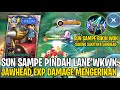 Sun Kena Mental Auto Pindah Lane🔥Build Jawhead Exp Lawan Sun - Top Global Jawhead Gameplay - Mlbb