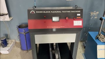 Paver block flexural testing machine