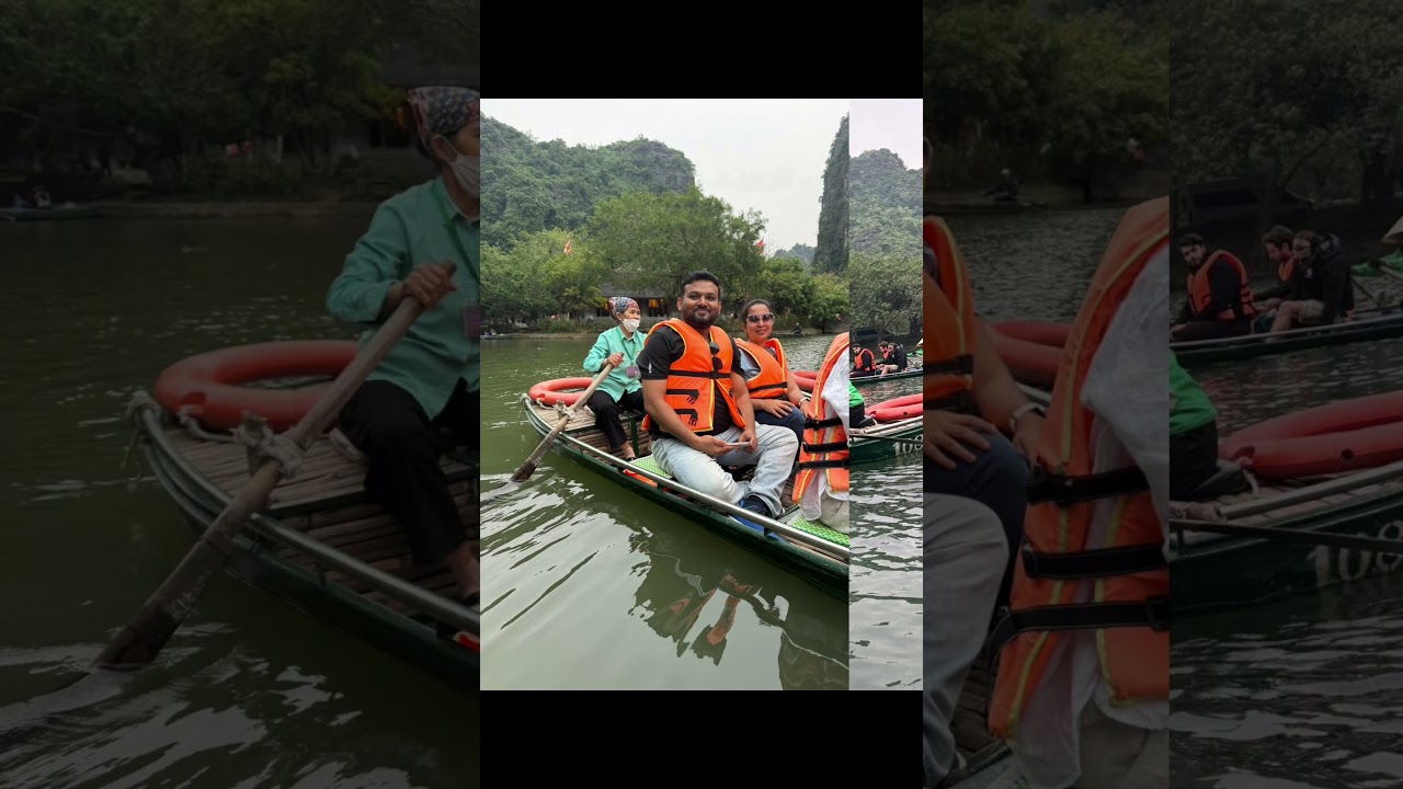 Ninh Binh 🇻🇳 —misty lakes, cliffs, temples. Pure magic. 