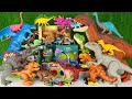 Unboxing Review ASMR Jurassic World Toys Colorful Dinosaur T-rex Carnotaurus Kryptops Spinosaurus