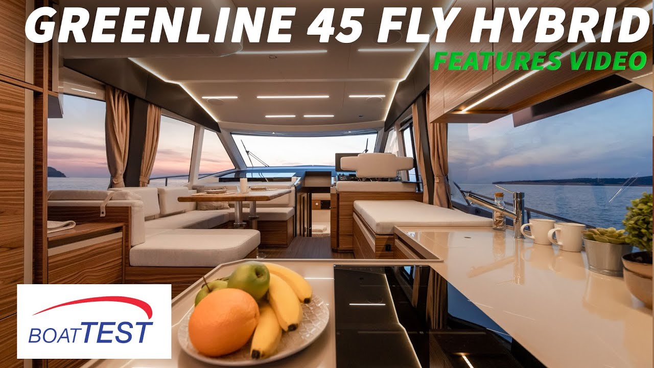 ⁣Greenline 45 Fly (2020-) Features Video - By BoatTEST.com