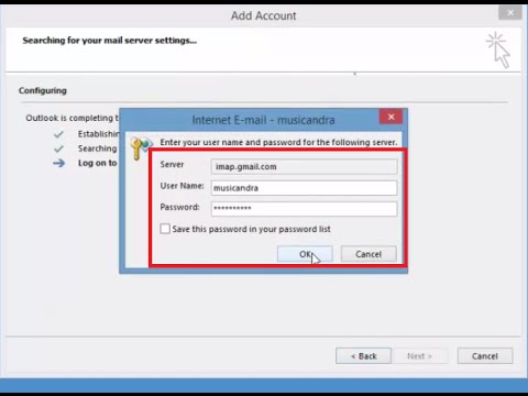 outlook continually prompts for password
