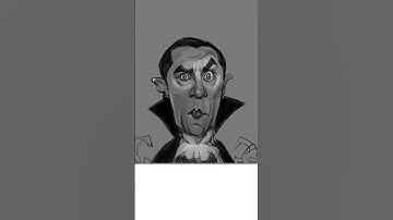 Watch to the end! Dracula drawn by the insanely talented Loopydave! #shorts