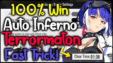 Goodbye Inferno Terrormaton! 100% Fast Auto Win Trick! Etheria: Restart