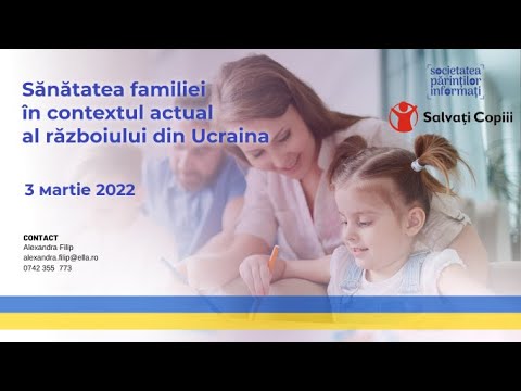 Sănătatea Familiei în Contextul Actual al Războiului din Ucraina