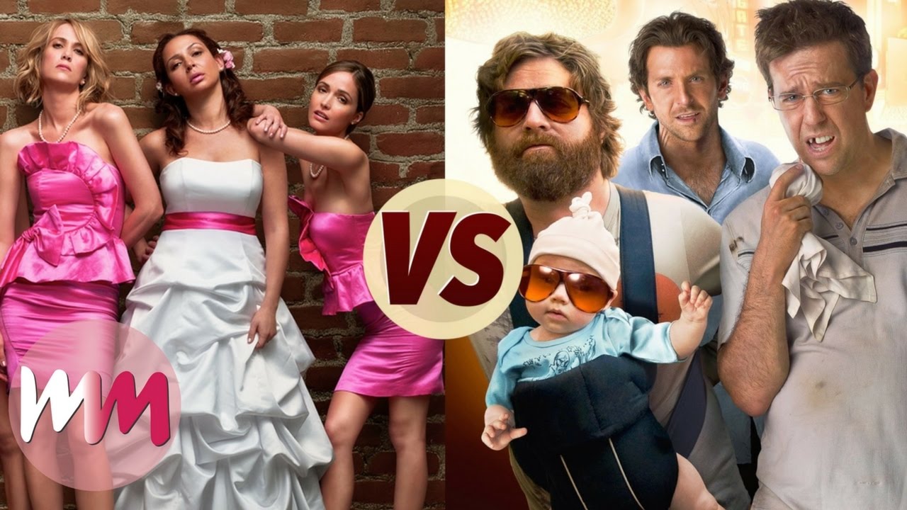 Image result for the hangover vs bridesmaids