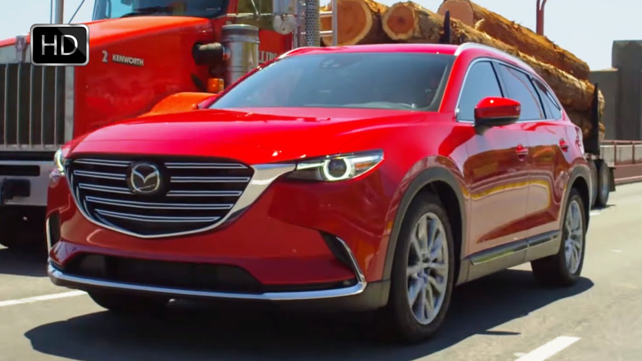 2016 Mazda Cx 9 Red Crossover Suv Exterior Interior Road Driving Hd Video