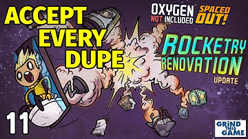 Oxygen Not Included #11 - Slime Time - Accept Every Dupe Challenge - Rocketry Renovation Update
