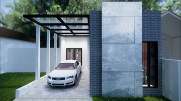 Sketchup House Design(6x12m) + Enscape Render