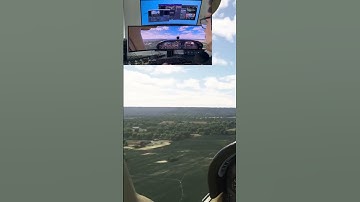 Head and eye tracking with the tobii eye tracker 5 #msfs2020 #simulator #action #shorts