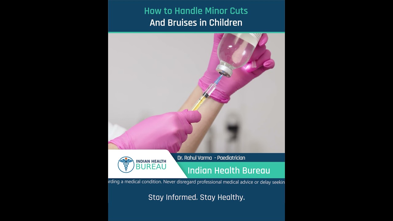 How to Handle Minor Cuts And Bruises in Children