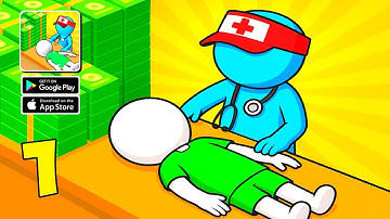 Hospital Simulator Doctor Game - Gameplay Walkthrough Part 1 - Hospital Business (iOS, Android)