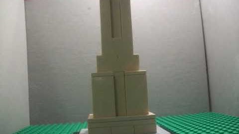 Lego Architecture Empire State Building - Built in Stop Motion