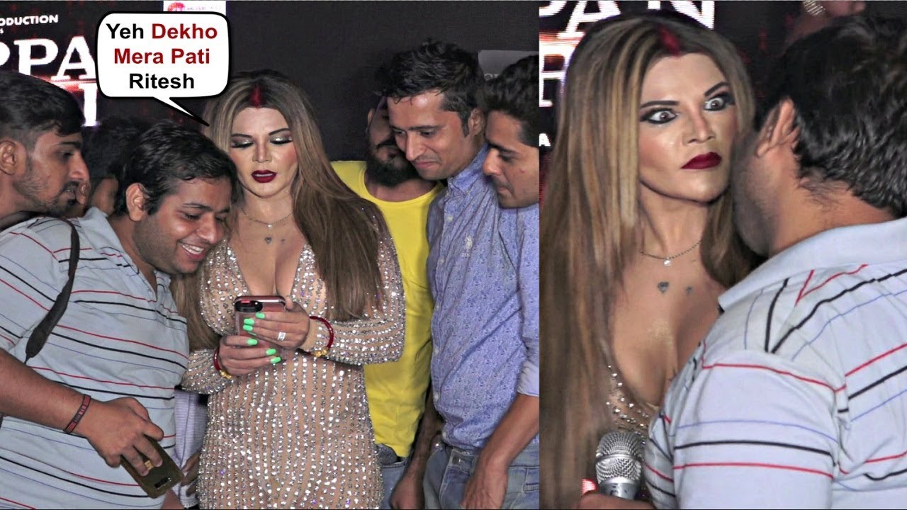 Rakhi Sawant Husband Ritesh Pandey Pix Rakhi Sawant Sunny Leone Poonam Pandeys Holi 