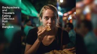 Travelers 🎒 eat delicious Roti in Bangkok
