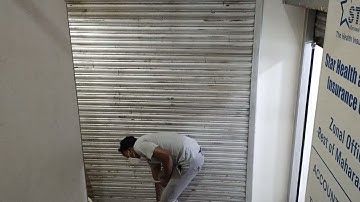 shutter Greasing repairing done by izaan Rolling shutters 9021622522