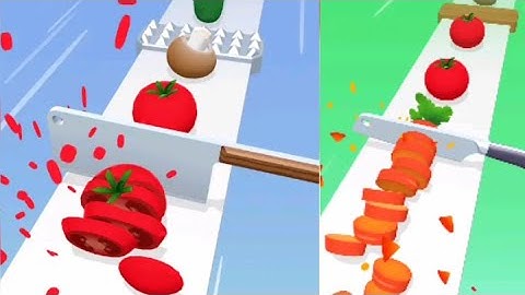 Perfect Slices 🔪🍆😋 Gameplay Walkthrough All Levels Android iOS | CHILL HUB