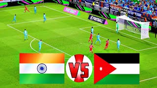 🇮🇳 INDIE vs JORDANIA 🇯🇴 | 14 lutego 2026 - Międzynarodowy mecz piłki nożnej | Rozgrywka eFootball 4K screenshot 4