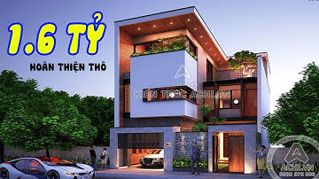 Thiết kế trọn gói cho mẫu biệt thự 3 tầng 4 phòng ngủ | ACHI 34215 | NHÀ ĐẸP ACHI