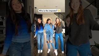 Guess the IMPOSTER Dance Challenge! 👀😱 (Part 4) | Triple Charm #Shorts