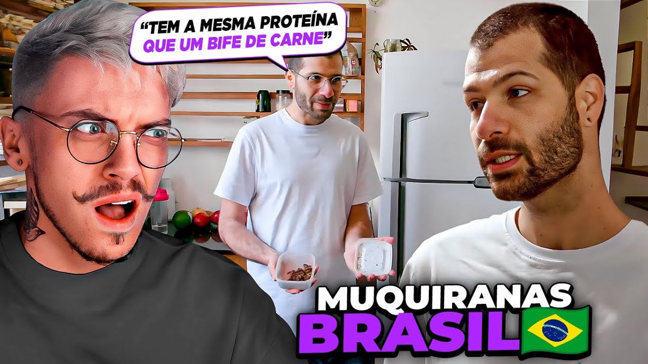 esse muquirana substitui CARNE por GRILO 🤢