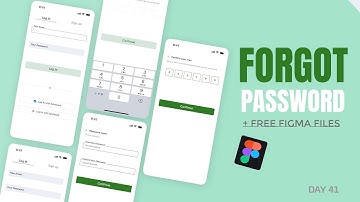 Forgot password UI UX design and prototyping tutorial in Figma I UI UX Design Challenge 