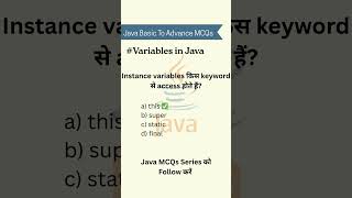 Celebrity Java Basic To Advance MCQs - 12 #java #coding #programming #javamcq Net Worth