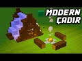 MODERN ÇADIR YAPIMI - Türkçe Minecraft BKT