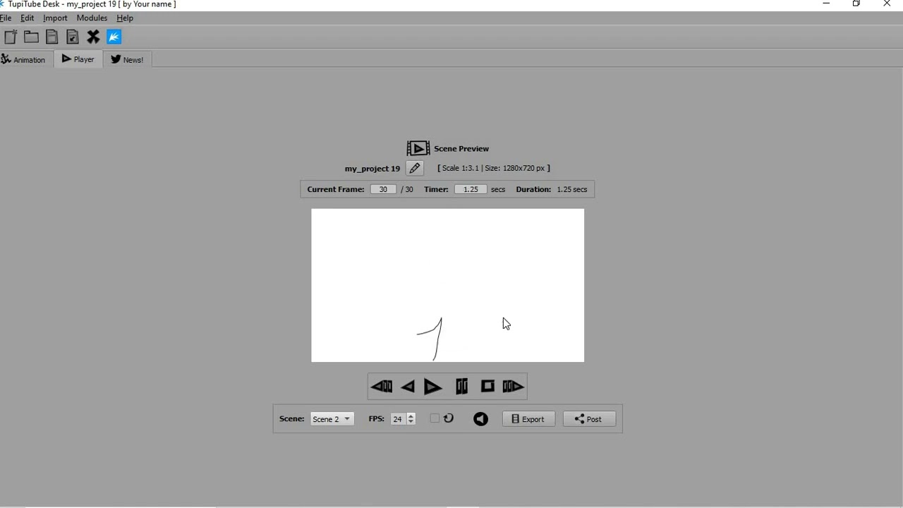 Видео урок по анимации в TupiTube Desk