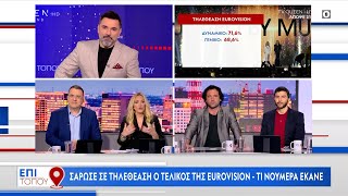 Eurovision 2024: Η τηλεθέαση και τα λάθη των παρουσιαστών | Επί τόπου 12/05/2024 | OPEN TV