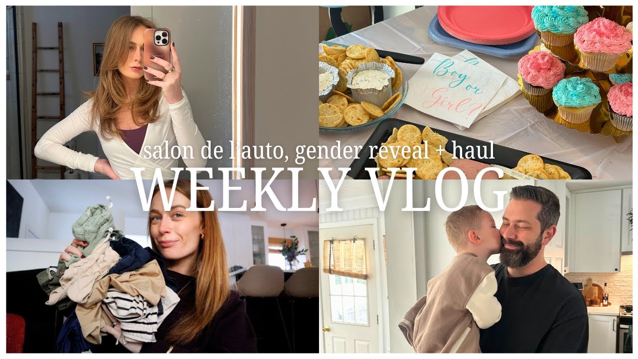 Haul vêtement enfant, journée selfcare, gender reveal et salon de l’auto - Vlog | Carole Anne B