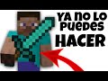 Cosas Geniales que YA NO Puedes hacer en Minecraft