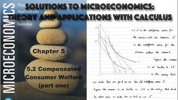 Solutions to 5.2 Compensated Consumer Welfare (Part One) | Microeconomics: Theory and Applications