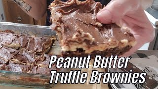 Peanut Butter Truffle Brownies Step by Step