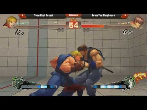 Bar Fights: Team High Desert vs. Team Too Blaqhouse 3v3 SSF4AE2012 - 12/23/12