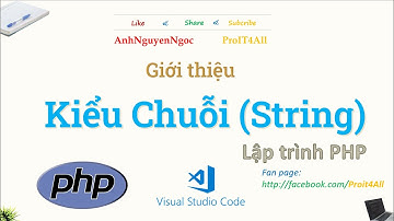 Bài 4.1 Giới thiệu kiểu dữ liệu chuỗi (String) lập trình PHP