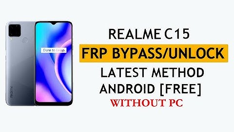 Realme C15 (rmx2180) FRP Bypass without PC/ Realme rmx2180 password unlock