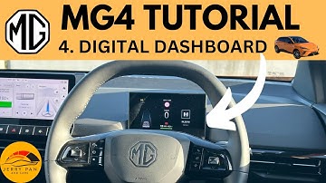MG4 Tutorial / User Guide - 4. Digital Dashboard / Driver Cluster Information - How to MG4