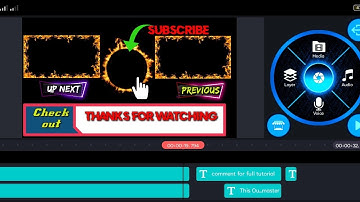 free endscreen outro template no text||free outro templates