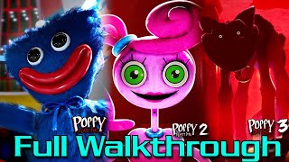 Poppy Playtime: Chapter 1 + 2 + 3 - FULL MOVIE Game Walkthrough - No Commentary