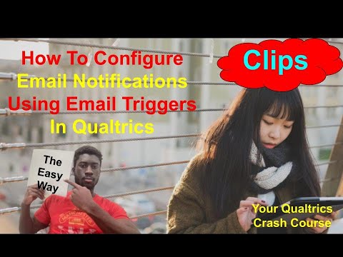 How To Set Up Email Notifications With An Email Trigger In Qualtrics (Quick Clips)