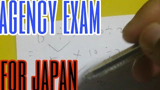 Agency Exam for Japan