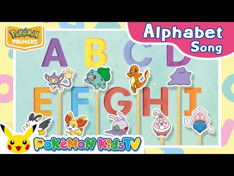 Pokémon Alphabet Song (A to I) | Pokémon Primers | Original Kids Song | Pokémon Kids TV