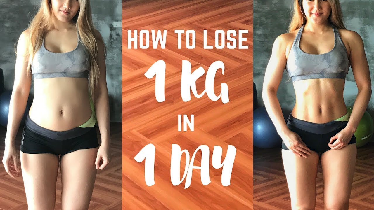HOW TO LOSE 1 KG IN 1 DAY - YouTube