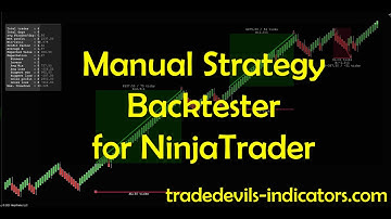 Manual Backtest Strategy Indicator for NinjaTrader