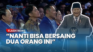 Kelakar Prabowo ke AHY dan Gibran Rakabuming yang Duduk Berdampingan: Siapa Tahu Nanti Bersaing